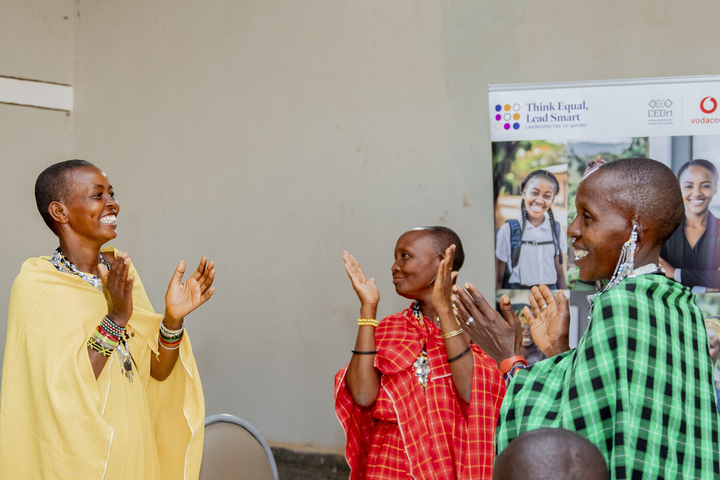 Women entrepreneurs at a Think Equal, Lead Smart gathering